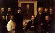 Henri Fantin-Latour Homage to Delacroix USA oil painting artist